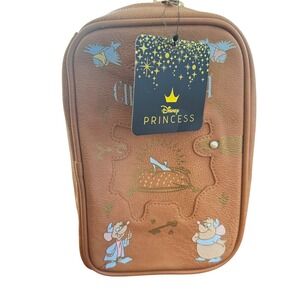 Disney Princess Cinderella‎ Book Cosmetic Bag Bioworld NWT NOS 2021 9x5.5x3.5"